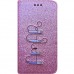 Capa Book Cover para Motorola Moto G6 Plus - Gliter Amar Pink